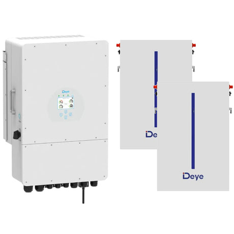 Deye 10KW Wechselrichter Batterie Set 12.28kWh - Supersolar