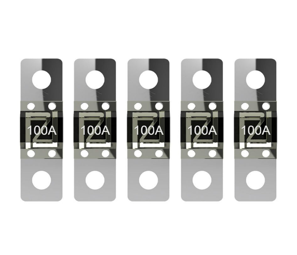 Supersolar's MIDI Fuse 30-200A: High-current screw fuses ideal for securing your systems. Suitable for voltages up to 58V, available in sizes ranging from 30A to 200A. Reliable protection for your solar system purchase, solar set inverter, balcony power plant, and camper solar systems.