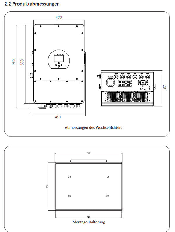 The Deye Hybrid 3 Phase Inverter 8KW ensures secure and reliable higher yields in your solar system. The compact design and high power density save investments, while the three-phase asymmetrical output enables versatile application scenarios. With intelligent features such as remote shutdown and remote control, the Deye SUN 6K-SG provides a smart and user-friendly solution.